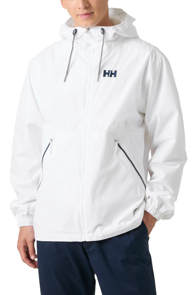 Helly Hansen Sandoy Waterproof Rain Jacket, Main, color, White