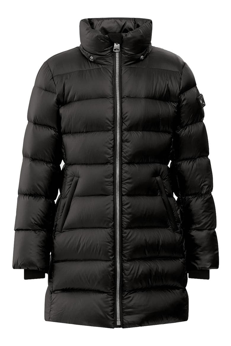 Laney Puffer Jacket, Alternate, color, BLACK
