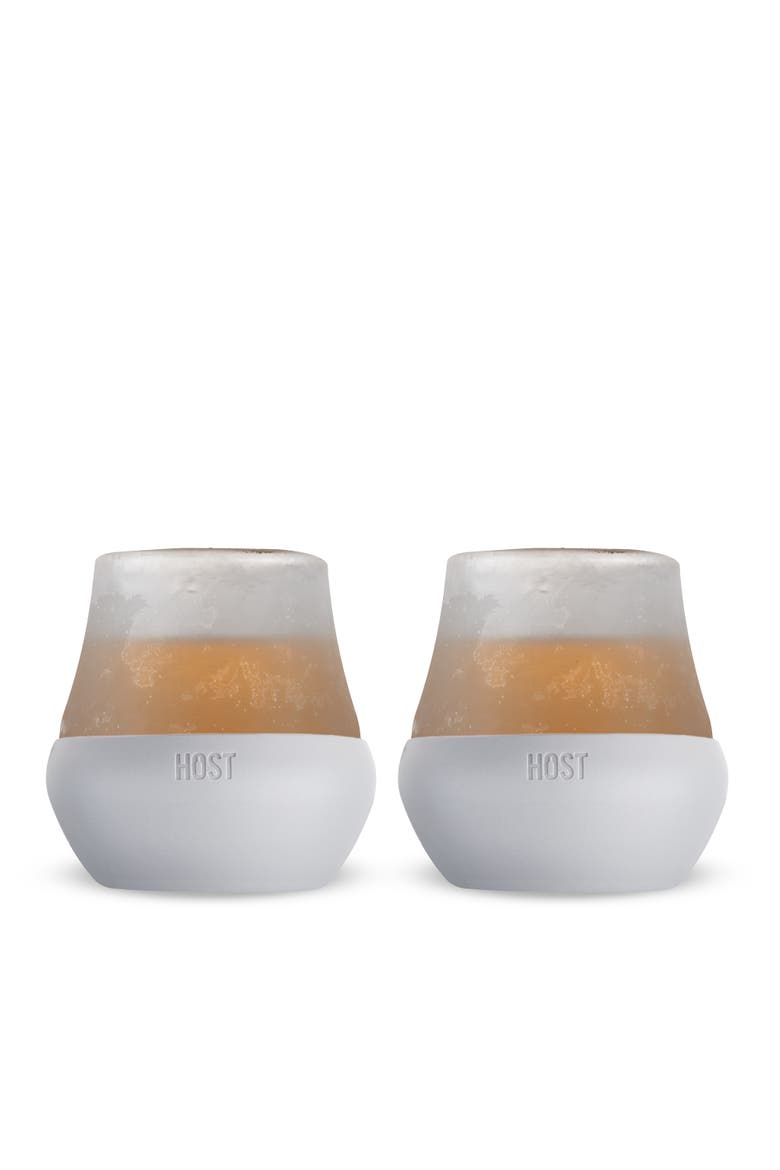 Glass FREEZE Tasting Cooling Cup Set of 2, Main, color, Gray