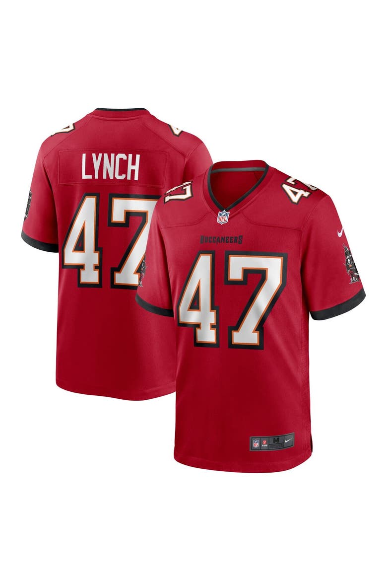 Men's Nike John Lynch Red Tampa Bay Buccaneers Retired Player Game Jersey, Alternate, color, Red