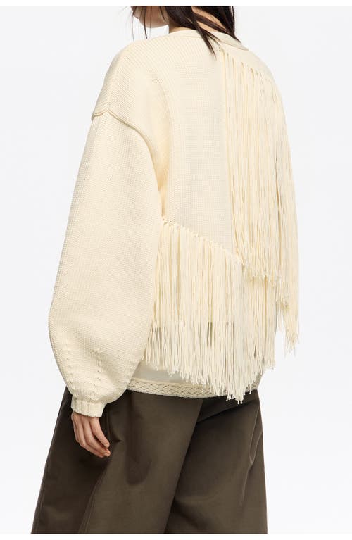 Bimba Y Lola Fringe-detail Knitted Cardigan In Multi