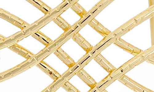 Juvell Layered Wire Cuff Bracelet In Yellow