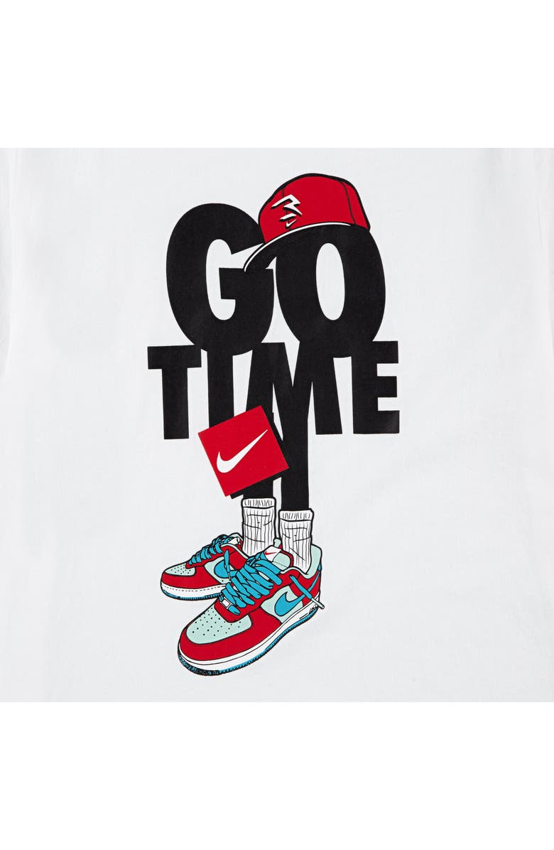3 Brand Kids' Go Time Capmando Graphic T-Shirt, Alternate, color, White