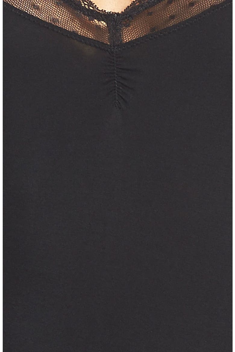 Intimates 'Scarlette' Bodysuit, Alternate, color, BLACK