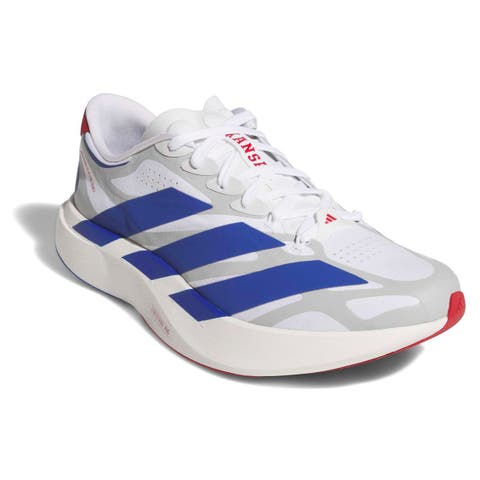 Unisex adidas  White Kansas Jayhawks Adizero EVO SL EXO Sneakers