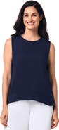 Coolibar Women's St. Tropez Long Sleeve Top Tank, UPF 50+ Sun Protection