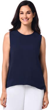 Coolibar Women's Long Sleeve Top Tank, UPF 50+ Sun Protection, St. Tropez