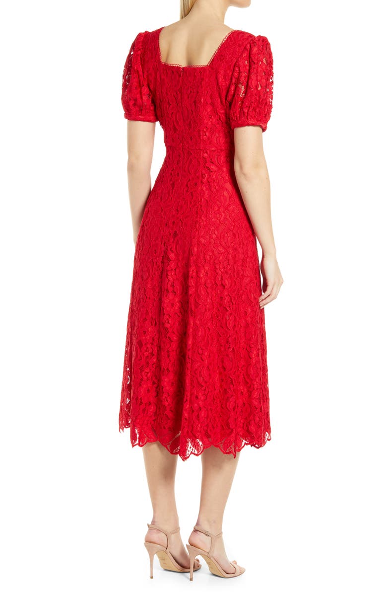 Rachel Parcell Lace Fit & Flare Dress, Alternate, color,