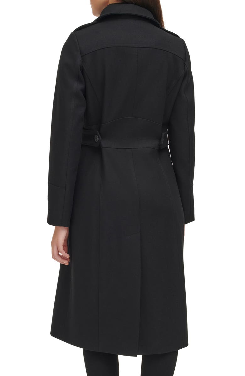 Kenneth Cole New York Military Wool Blend Coat, Alternate, color, 