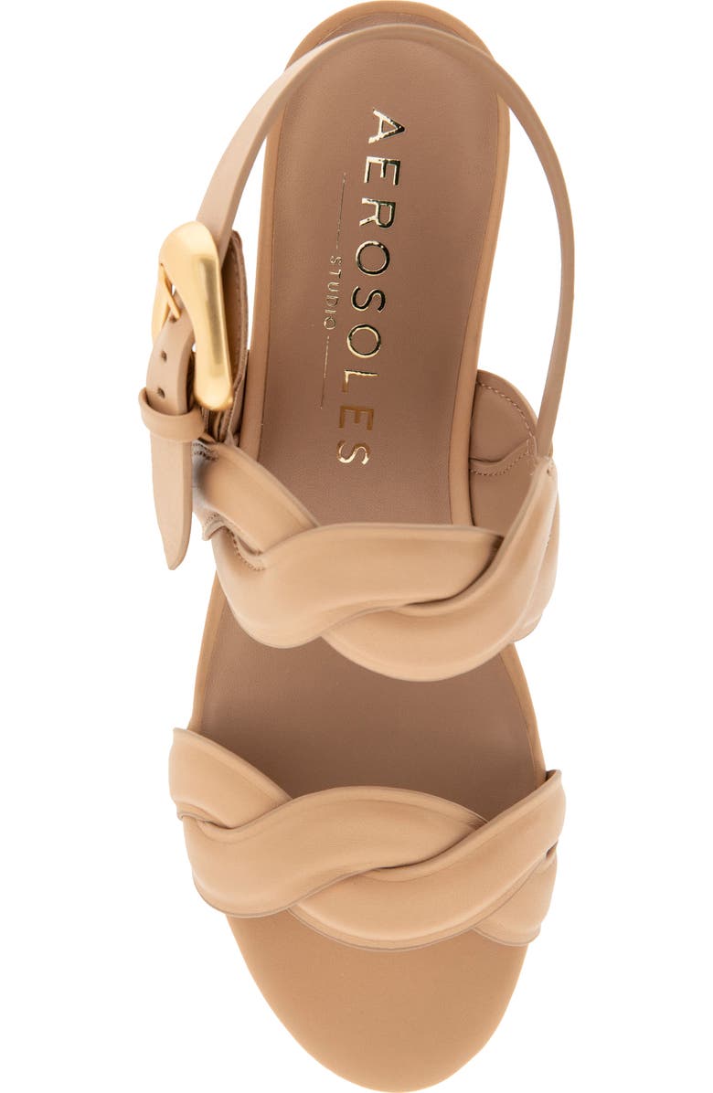 Aerosoles Camea Platform Sandal, Alternate, color, Beige Bisque Leather