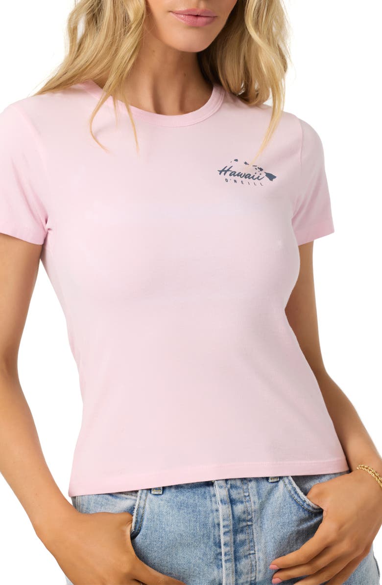 O'Neill Hawaiian Islands Cotton Graphic T-Shirt, Alternate, color, 