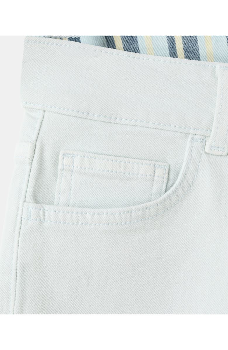 MANGO TEEN Reversible Waistband Denim Mini Shorts, Alternate, color, 