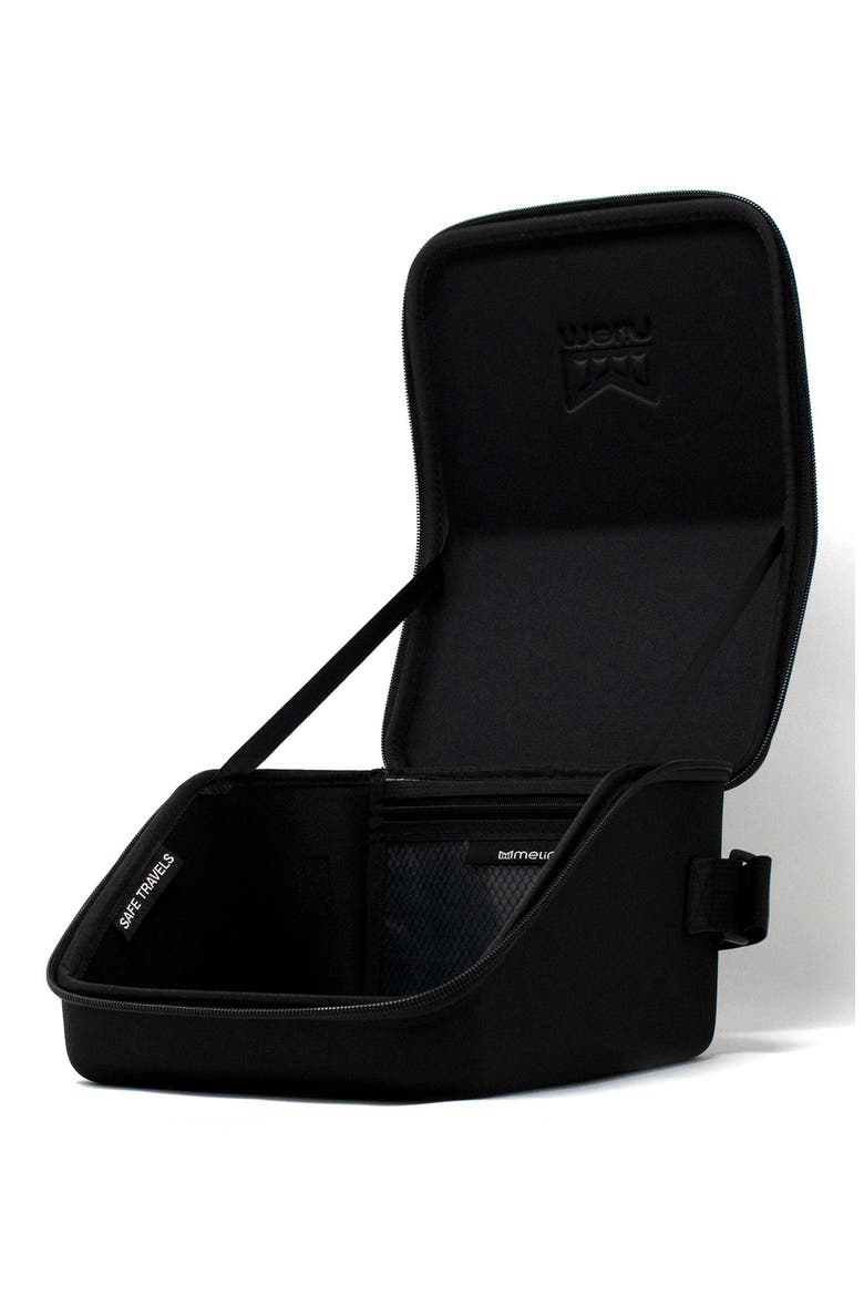 3-Hat Travel Case, Alternate, color, BLACK