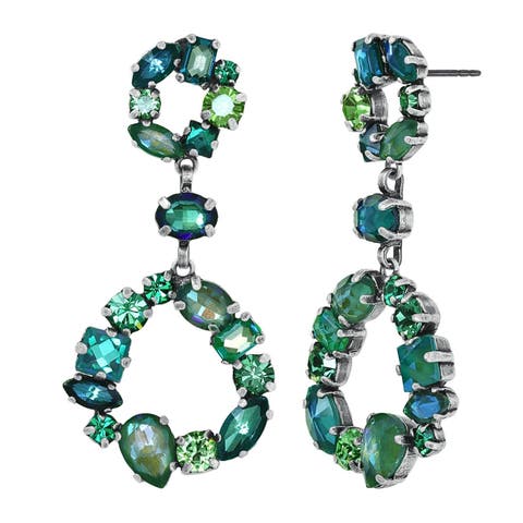 Mess to Impress Asymmetrical Dangling Studs
