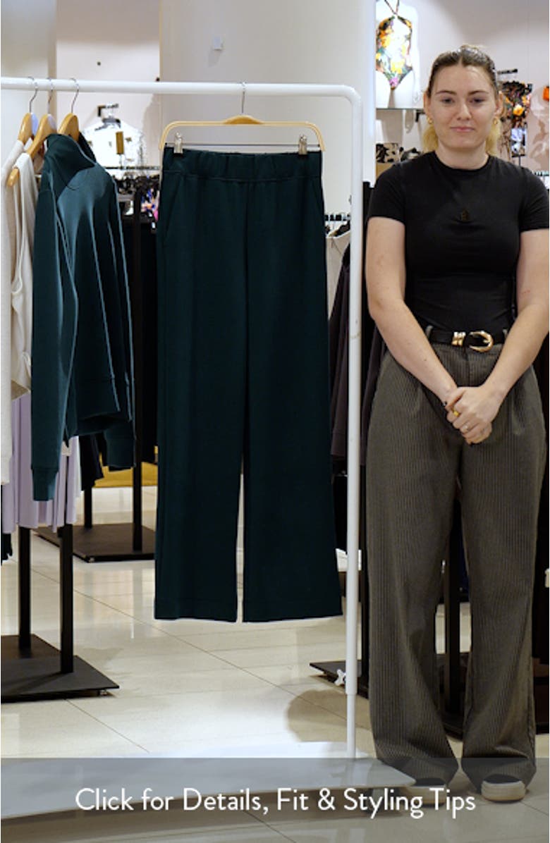 Dreamweave Relaxed Straight Leg Pants, sales video thumbnail