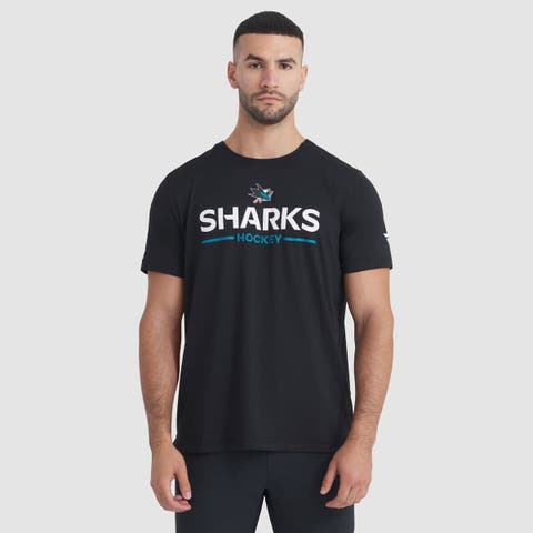 Men
s Fanatics Black San Jose Sharks Authentic Pro Rink Tech T-Shirt