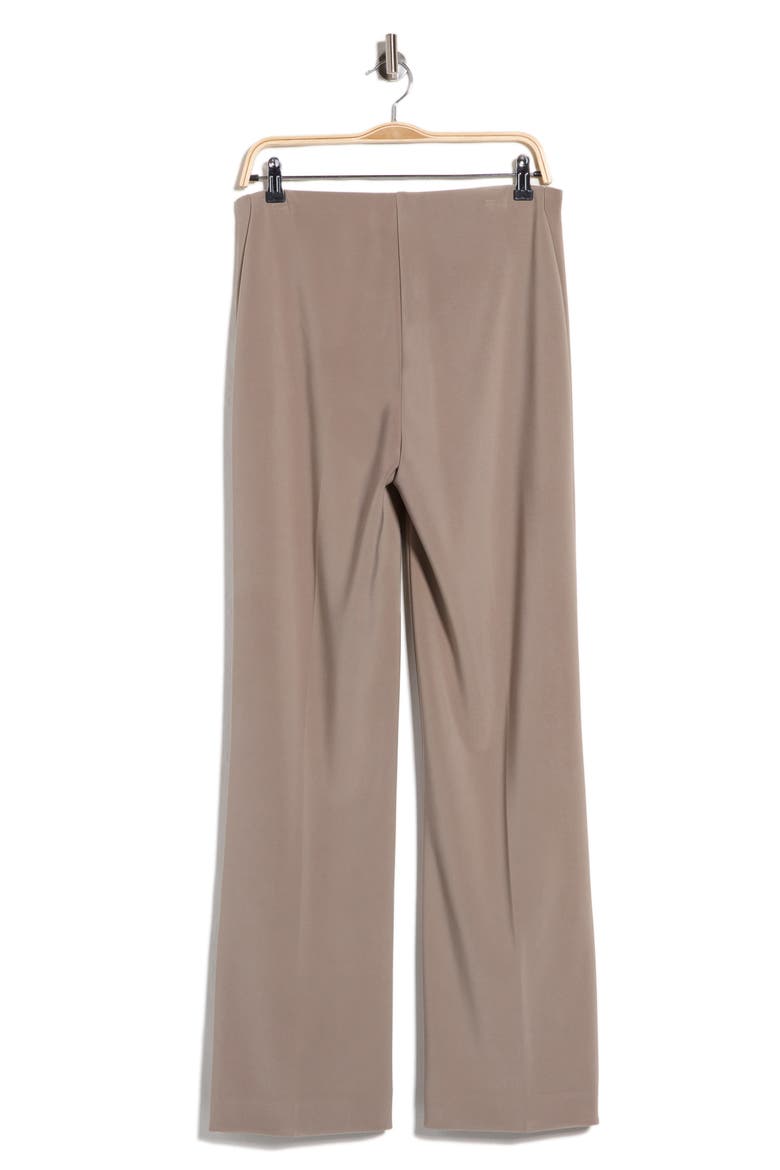 Bonded Silky Knit Wide Leg Pants, Alternate, color, JAVA
