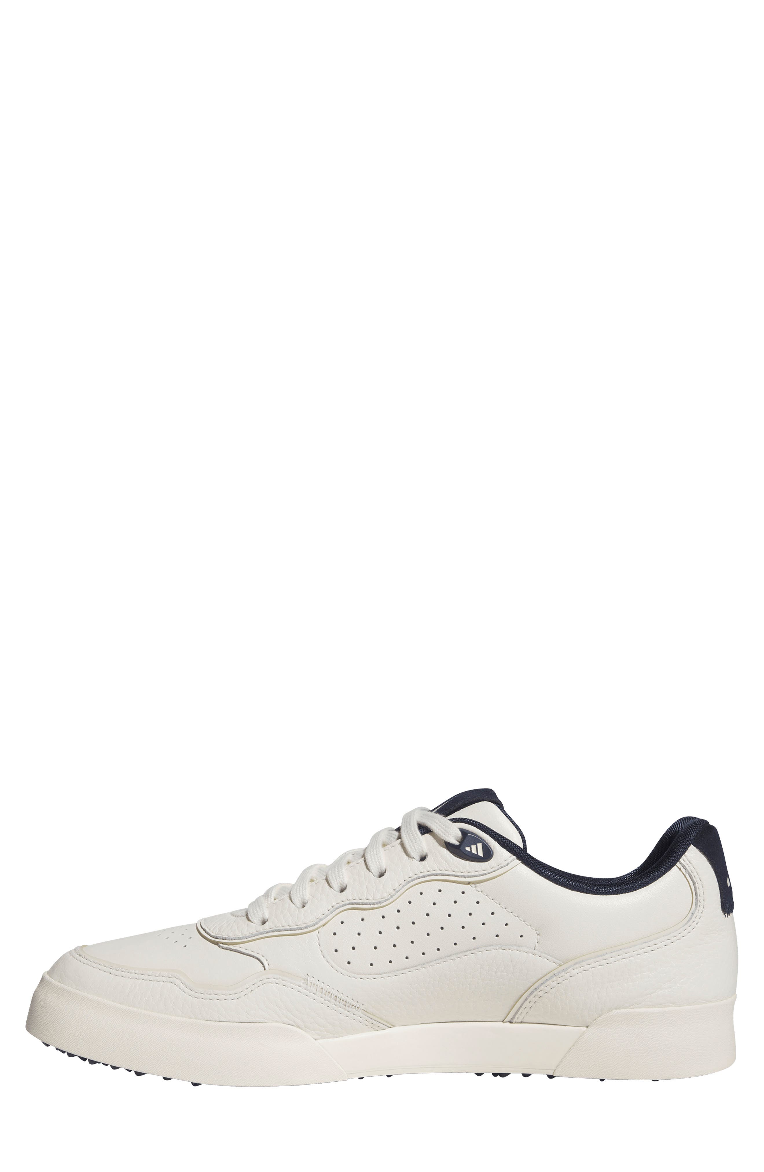 adidas Retrocross 25 Spikeless Golf Shoe, Alternate, color, White/ Indigo