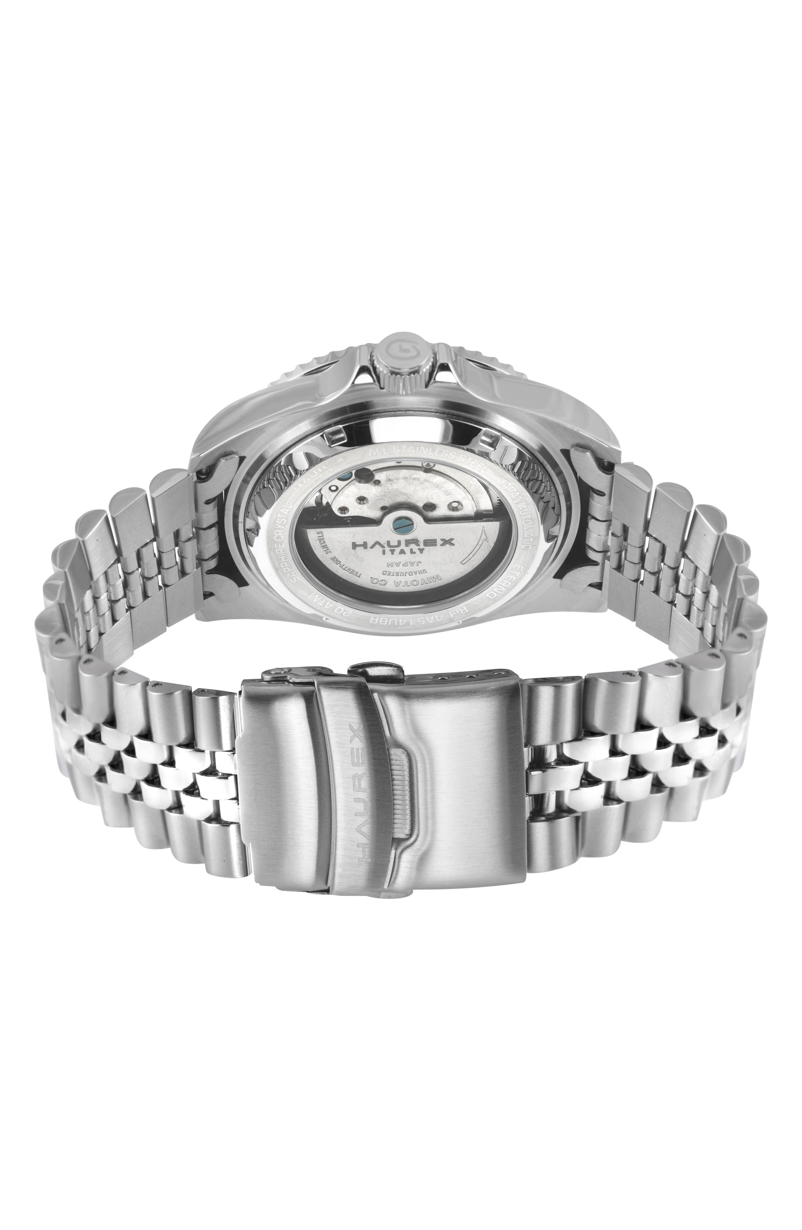 Haurex Italy Eterno 316L Stainless Steel Bracelet Watch, 42mm (Men
