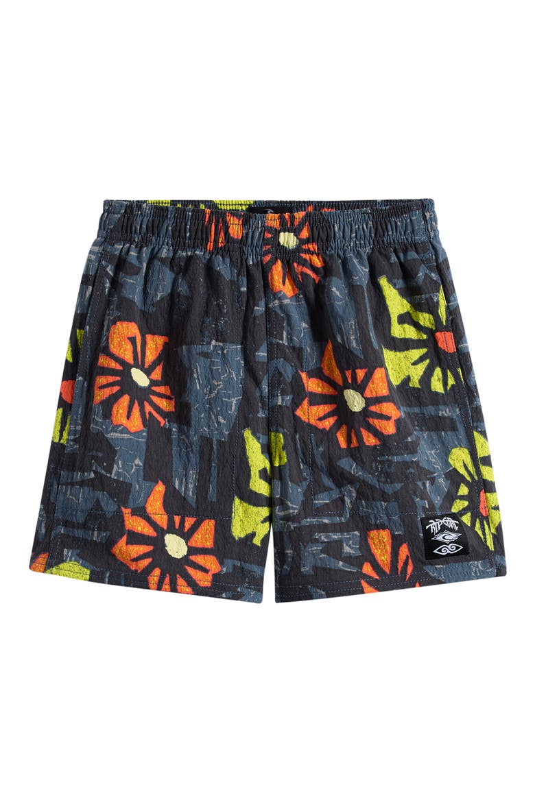 Kids' Mason Liquid Trips Swim Trunks, Main, color, PINE NIGHT