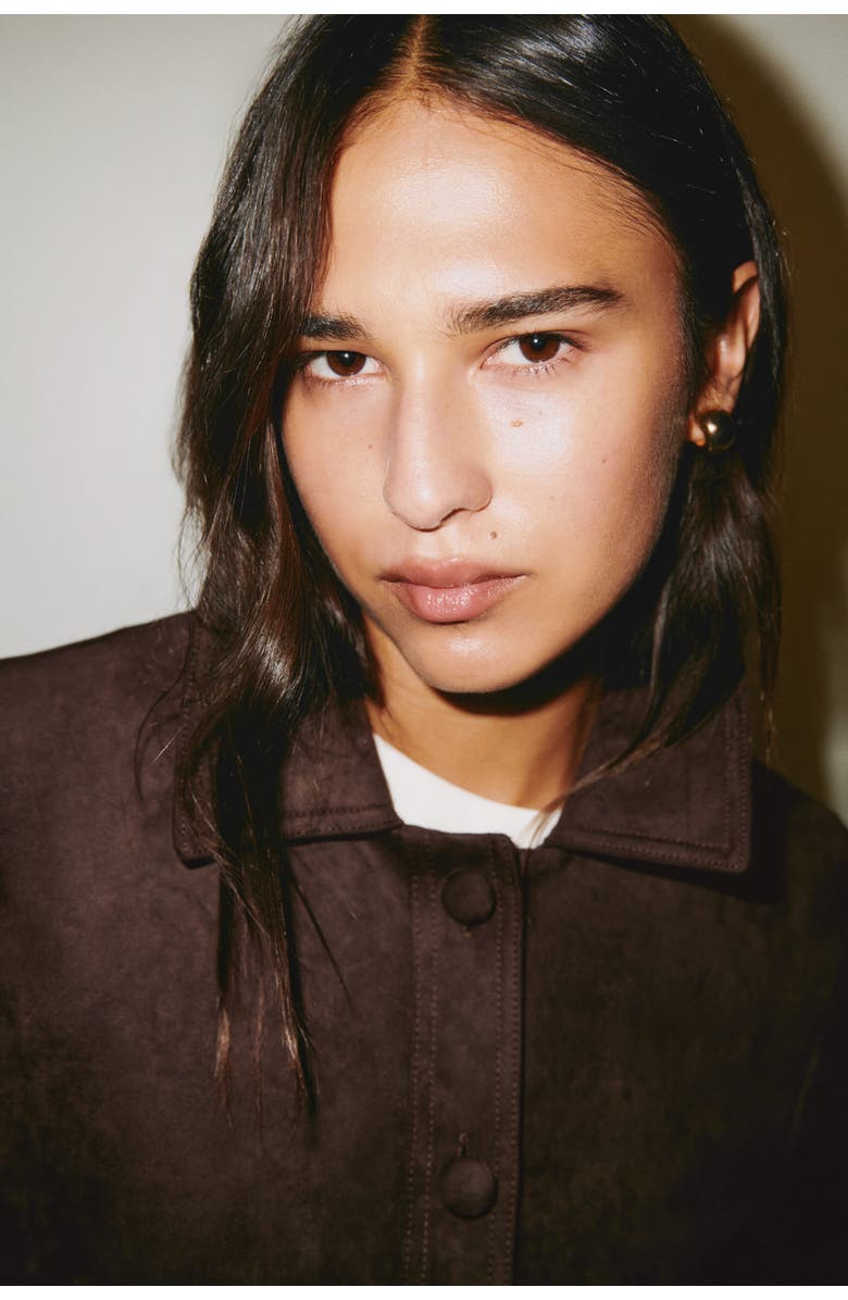 H&M Jacket, Alternate, color, Dark Brown