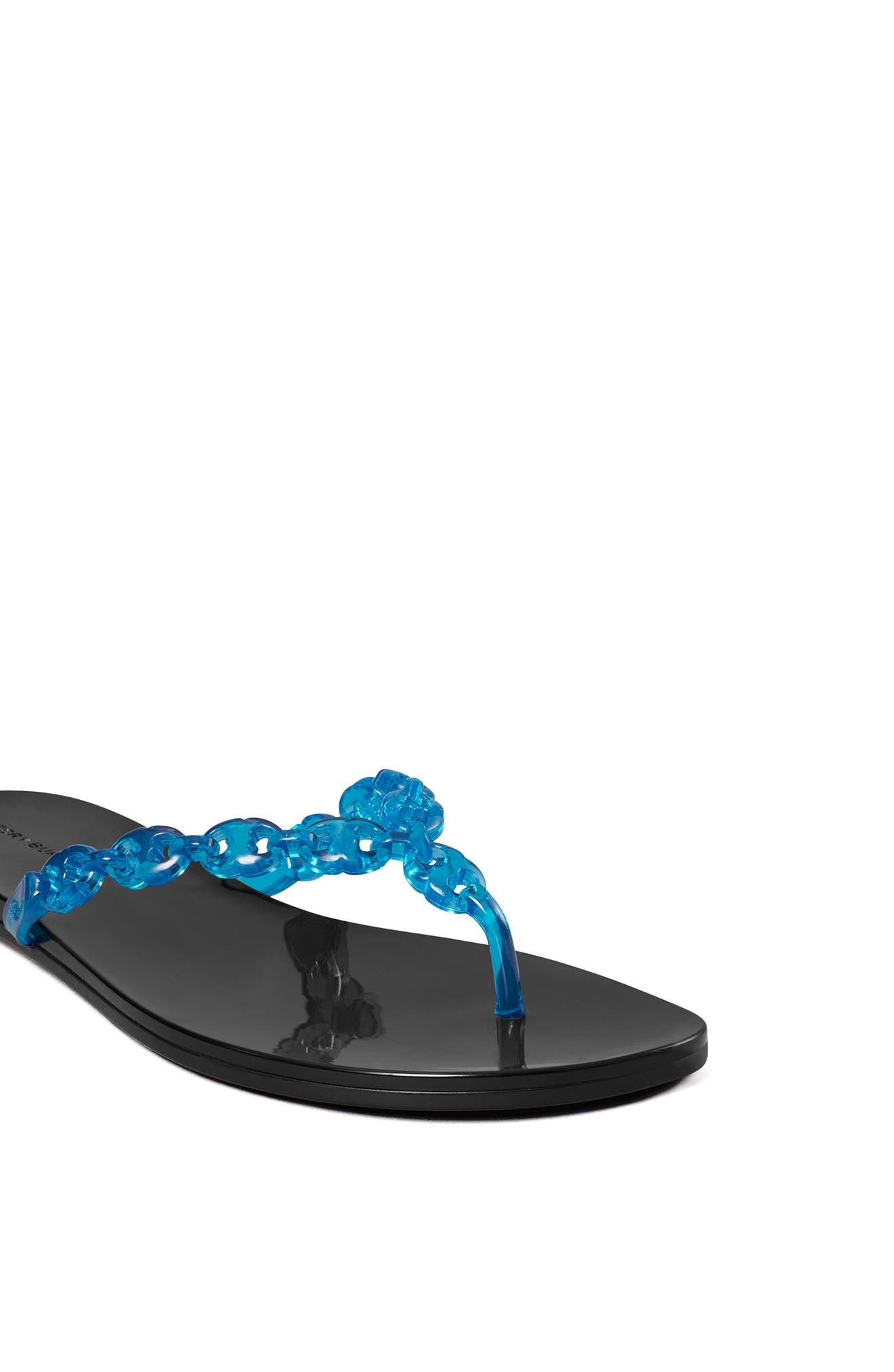 Gemini Link Jelly Flip Flop, Alternate, color, DEEP BLUE / PERFECT BLACK
