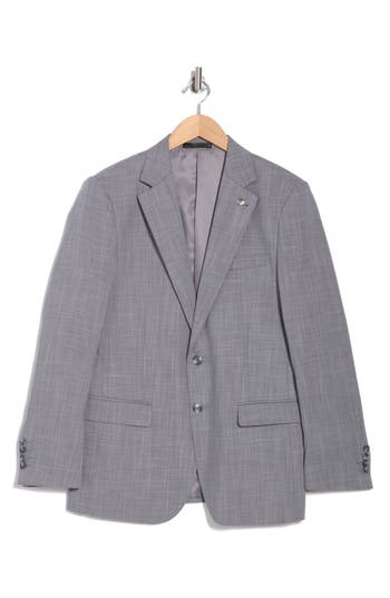 Tahari Slim Fit Sharkskin Blazer