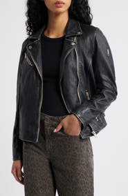 MAURITIUS Sofia Lambskin Moto Jacket