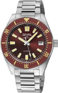 GEVRIL Mariner Row Automatic Bracelet Watch