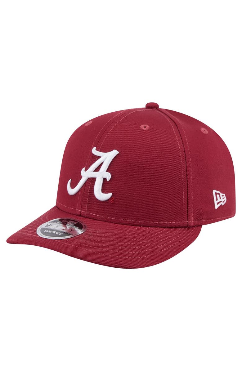 New Era Men's New Era Crimson Alabama Crimson Tide Low Profile 9FIFTY Snapback Hat, Main, color, 