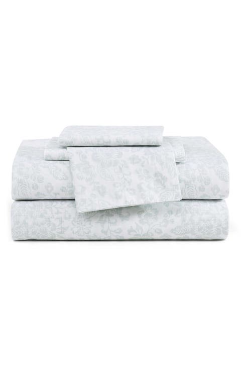 Mae 200 Thread Count Cotton Percale Sheet Set