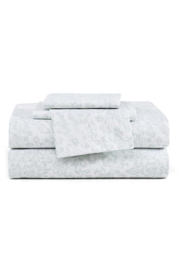 Stone Cottage Mae 200 Thread Count Cotton Percale Sheet Set In Green
