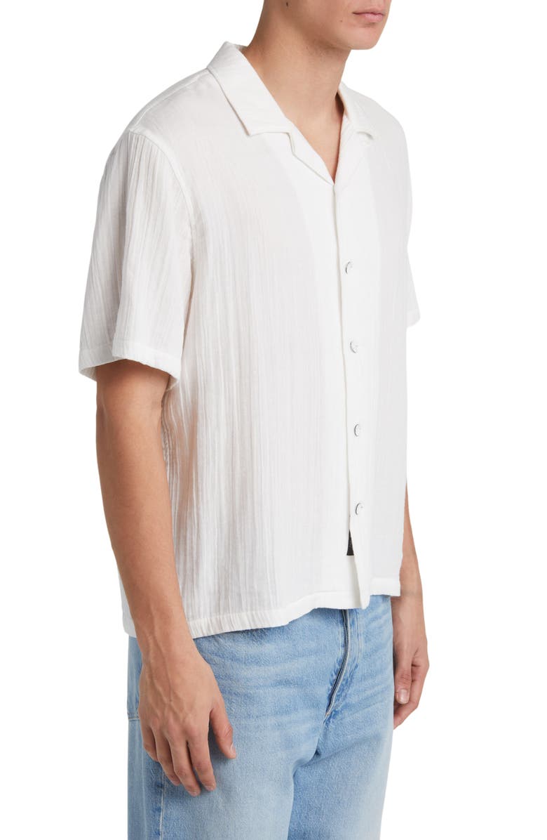 rag & bone Avery Cotton Short Sleeve Button-Up Shirt, Alternate, color,