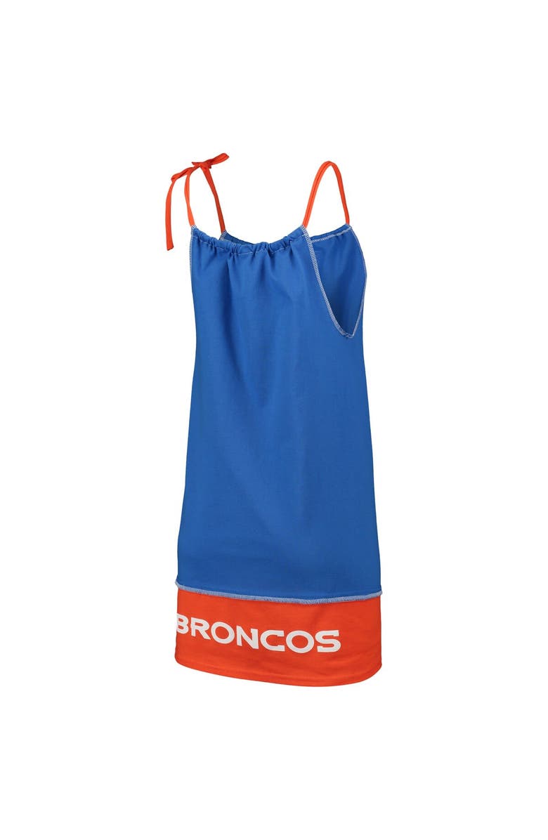 REFRIED APPAREL Women's Refried Apparel Royal Denver Broncos Sustainable Vintage Tank Dress, Alternate, color, 