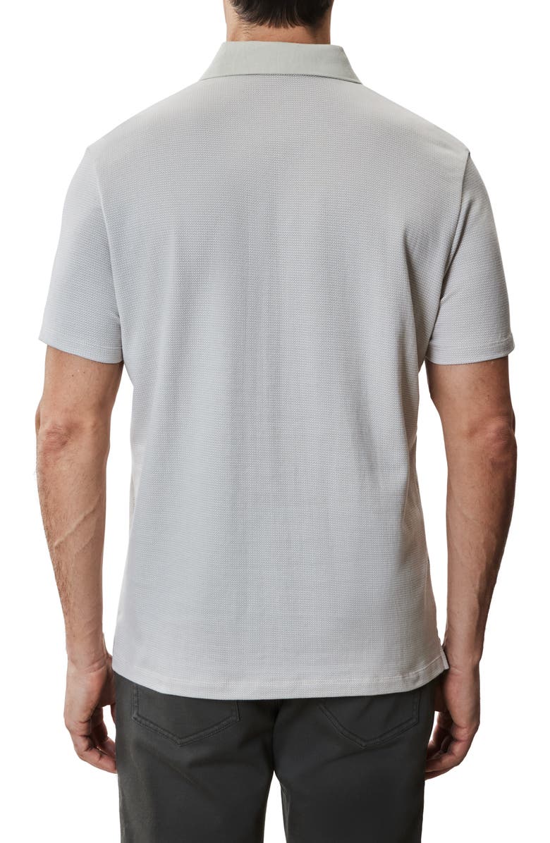 Robert Barakett Modesto Race Stripe Cotton Polo, Alternate, color, Sand