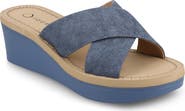 Journee Collection Biara Platform Wedge Sandal