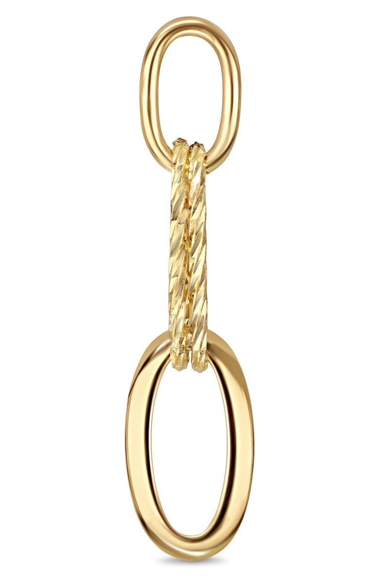 Bony Levy 14K Yellow Gold Oval Link Linear Drop Earrings, Alternate, color, 14K Yellow Gold