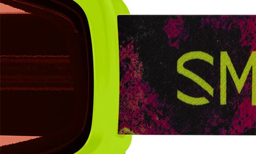 Shop Smith Kids' Snowday Snow Goggles In Lime Space Dust/rc36
