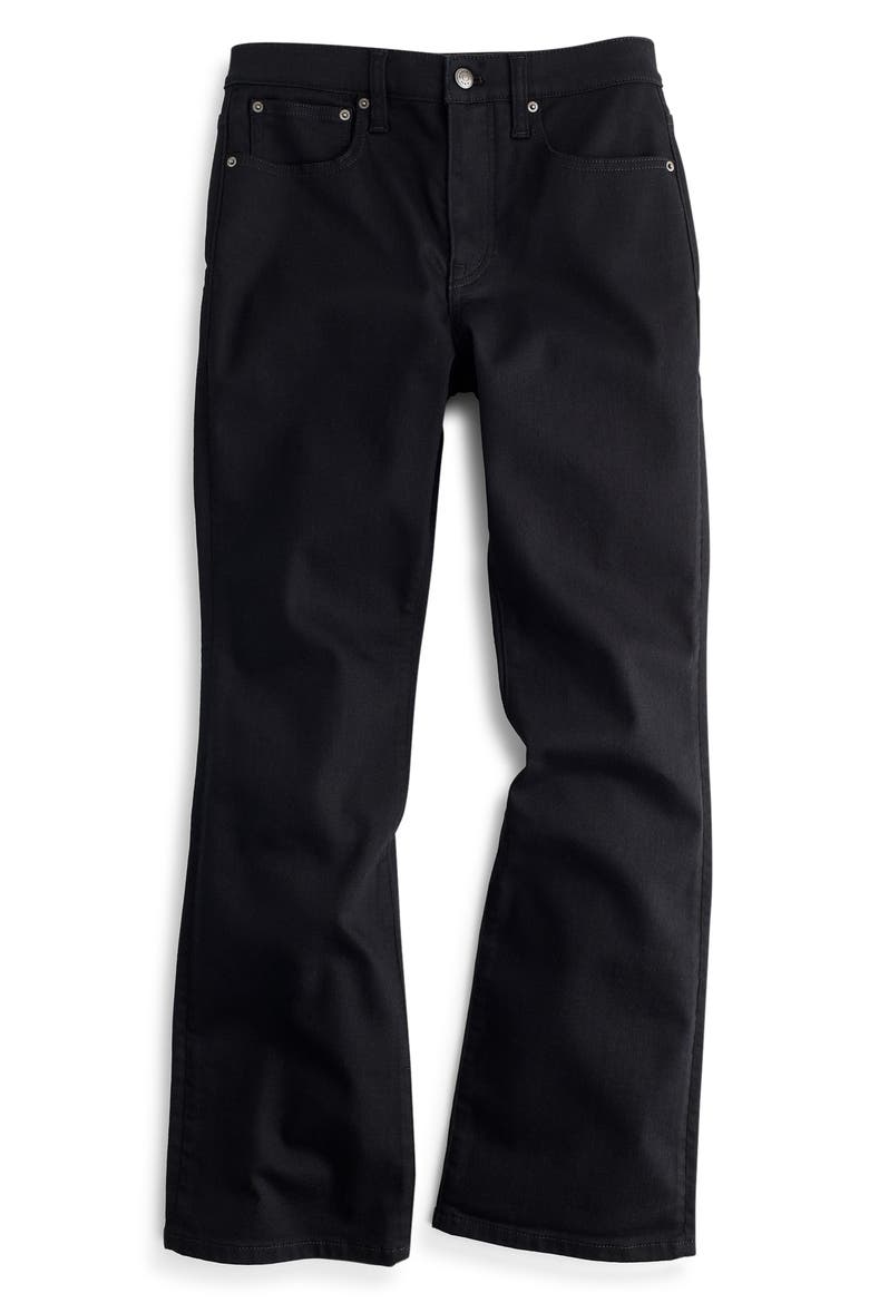 The Wide Leg Jeans, Alternate, color, BLACK RINSE WASH
