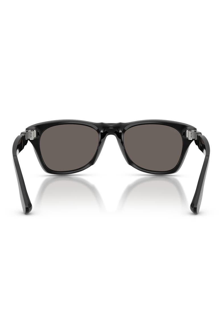 51mm Phantos Sunglasses, Alternate, color, BLACK / DARK GRYEY