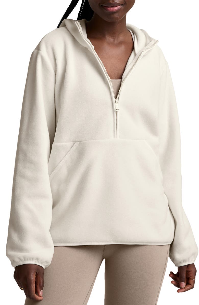 Beyond Yoga Explorer Half Zip Hoodie, Main, color, Dove