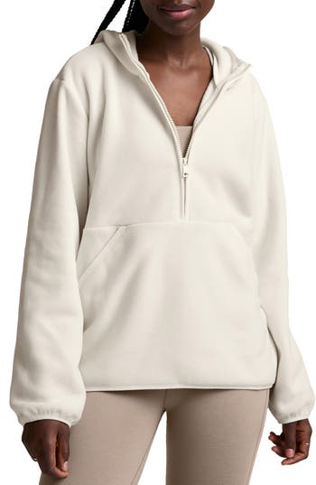Beyond Yoga Explorer Half Zip Hoodie in Dove at Nordstrom Rack, Size X-Large