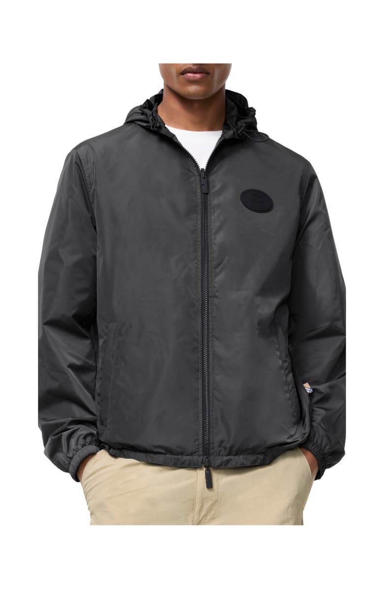 Burberry Reversible Check Hooded Jacket, Alternate, color, Iron Grey