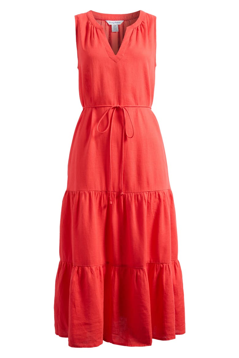 Coastal Tide Sleeveless Dress, Alternate, color, APPLE BLOSSOM