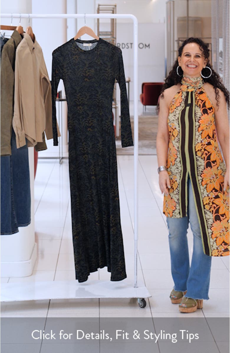 Amari Long Sleeve Knit Dress, sales video thumbnail