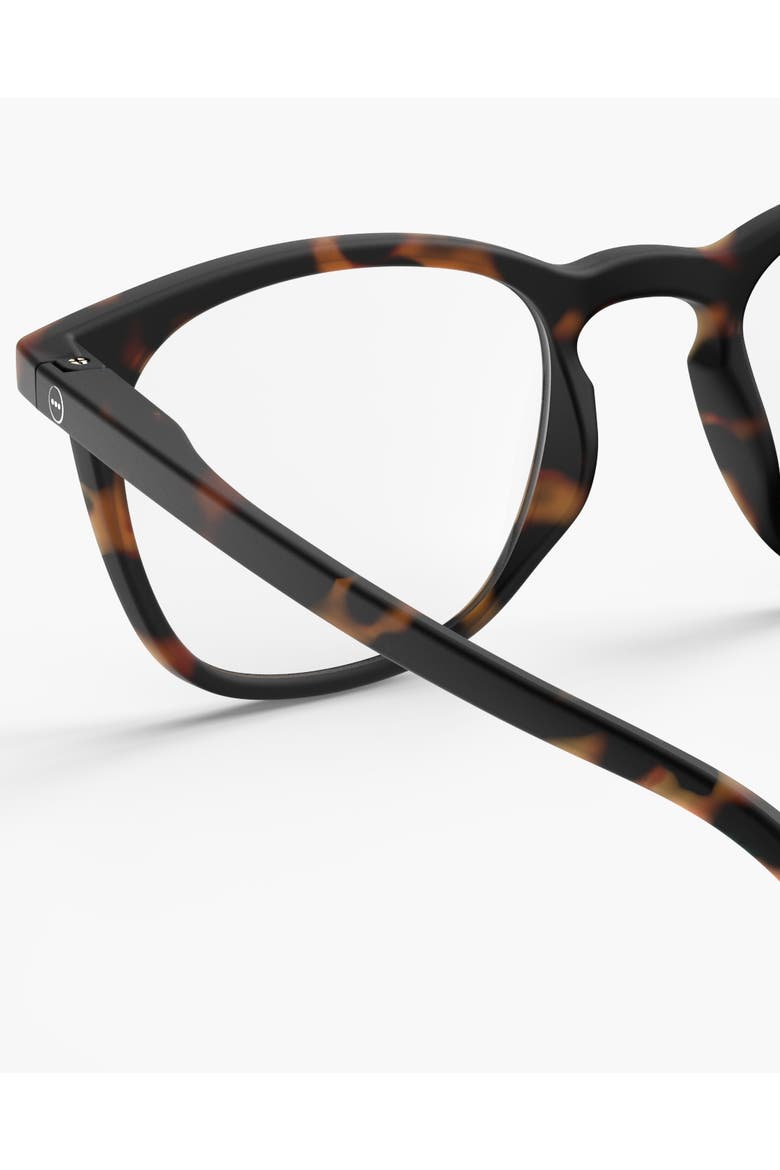 #E 49mm Trapeze Reading Glasses, Alternate, color, Tortoise