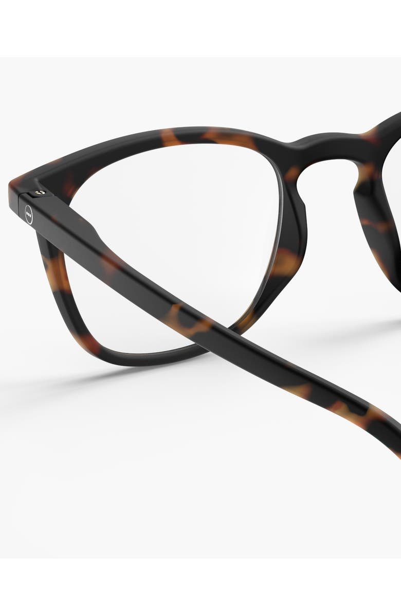 IZIPIZI #E 49mm Trapeze Reading Glasses, Alternate, color, Tortoise