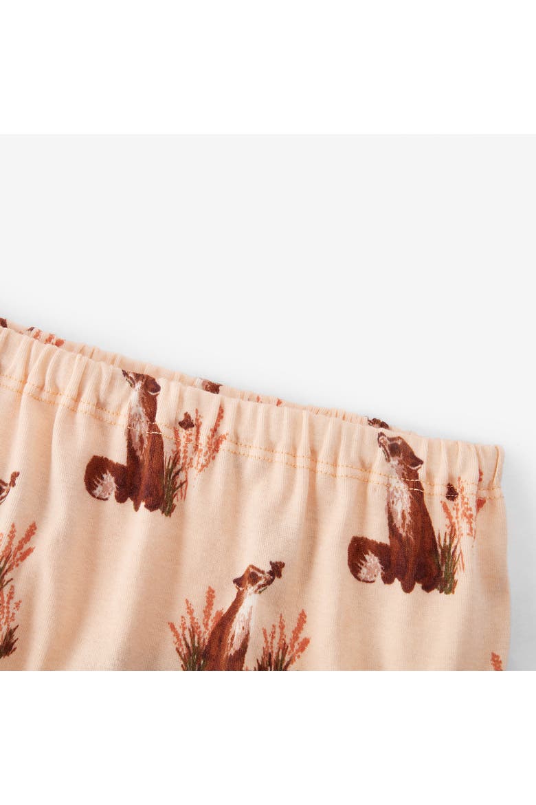 Organic Cotton Dress and Bloomer Set, Alternate, color, Floral Fox