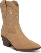 SAM & LIBBY Flash Western Faux Leather Bootie