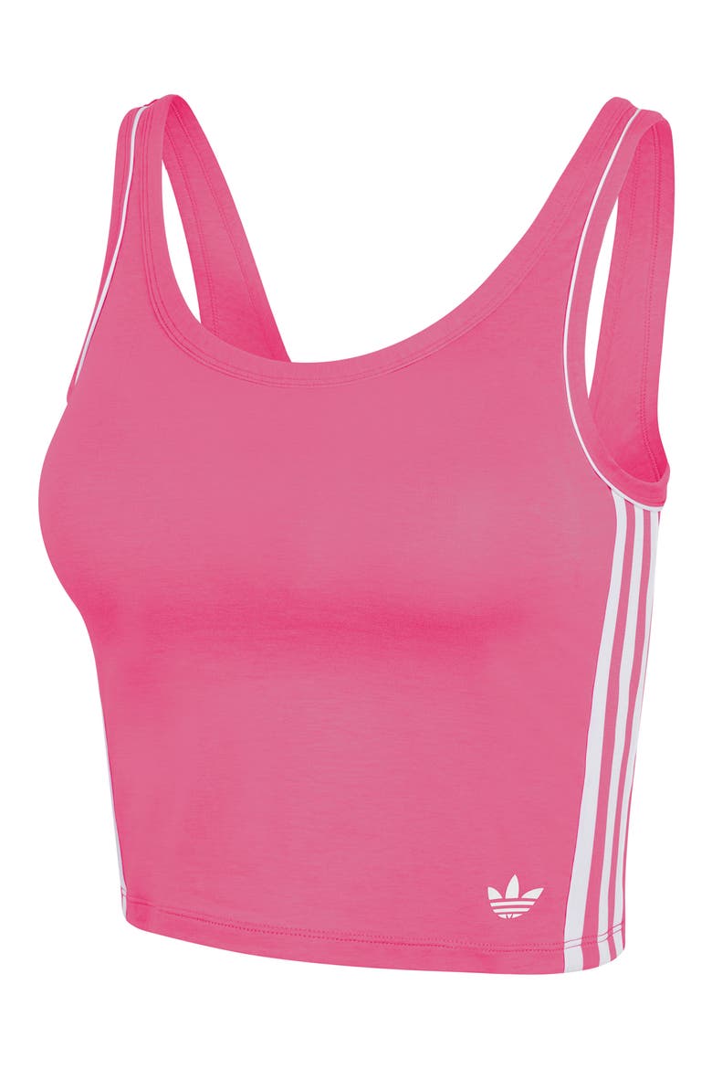 Comfort Flex Cotton Blend Crop Tank, Alternate, color, LUCID PINK